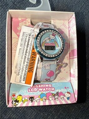 Hello Kitty and friends Flashing LCD Watch NIB